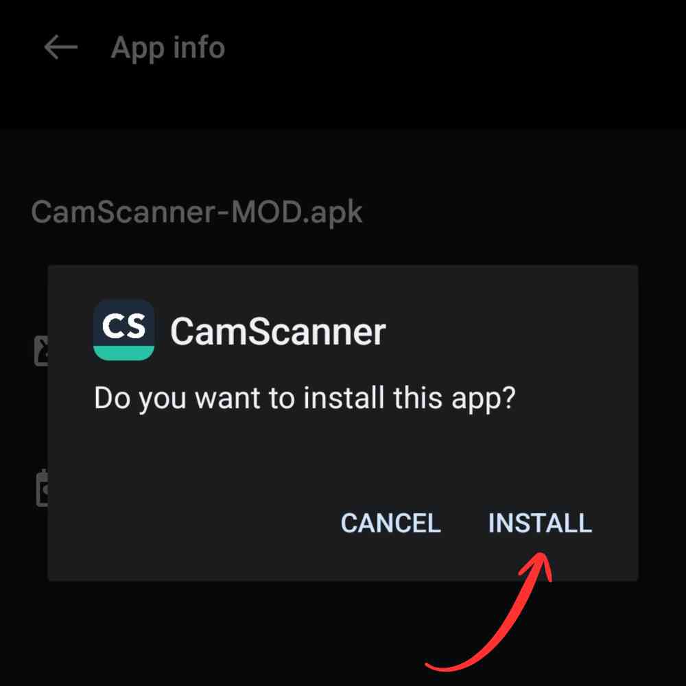 Install CamScanner Mod APK